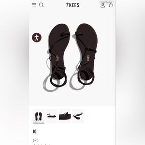 TKEES JO Sandal Black